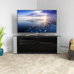 "Avf Gallery 1.2M Corner Tv Stand, For Tvs Up To 60"" - Pebble Grey" - thumbnail 8