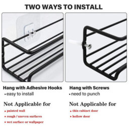 4Pcs Spice Herb Jar Rack Wall Shelf Holder - thumbnail 3