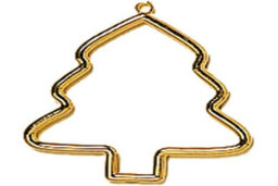 Groves Of Thames Shaped Frames Tree - Frame: Plastic: Tree Shaped: 9 X 8Cm: Gold - Vervaco
