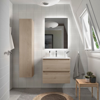 Cygnus bath Bequia Vanity Unit 70Cm Natural Basin Ceramic - image 1