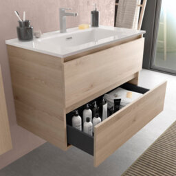 Cygnus bath Bequia Vanity Unit 70Cm Natural Basin Ceramic - thumbnail 2