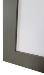 Frames By Post Metro Dark Grey Frame With Blue Mount For Image Size A5 - thumbnail 3