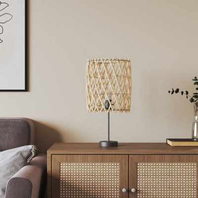 Walplus Lamp Shade Light 23X28 Cm Wicker Home Decor - image 1