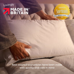 Slumberdown Wool Pillow With 100% Cotton Cover 2 Pack - thumbnail 6