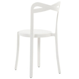 Beliani Set Of 4 Garden Chairs Camogli White - thumbnail 6