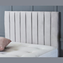 Bsspoke Aria Ottoman Divan Bed Cream Plush Velvet With 54Inch Headboard & No Mattress In Single Double King 4Ft 6Ft - thumbnail 2