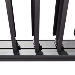 Beliani Gazebo Fornoli Metal 296 Cm 296 Cm Black - thumbnail 7