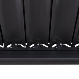 Beliani Gazebo Fornoli Metal 296 Cm 296 Cm Black - thumbnail 8