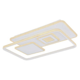 Luminosa Lighting Luminosa Roderick 44X65Cm Integrated Led Semi Flush Ceiling Light White Led Dimmable 3000-6000K Remote Control