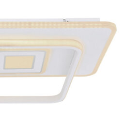Luminosa Lighting Luminosa Roderick 44X65Cm Integrated Led Semi Flush Ceiling Light White Led Dimmable 3000-6000K Remote Control - thumbnail 5