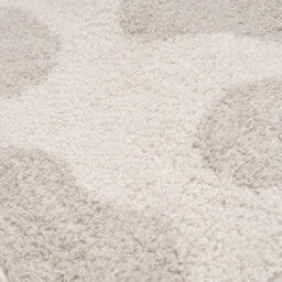 The Rugs Moodi Shaggy Light Beige Kora Rug Runner Abstract Thick High Pile For Living Rooms, Bedrooms, Hallways, Kitchens - thumbnail 3