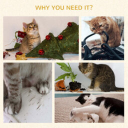 Pawhut Cat Tree Tower Indoor With Cats Scratching Post Cat House, Coffee - thumbnail 6