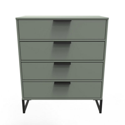 Tamworth 4 Drawer Chest Of Drawers In Reed Green (Ready Assembled) - image 1