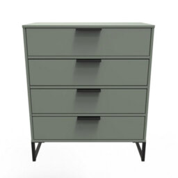 Tamworth 4 Drawer Chest Of Drawers In Reed Green (Ready Assembled) - thumbnail 1