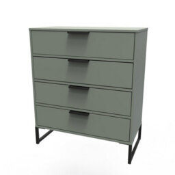 Tamworth 4 Drawer Chest Of Drawers In Reed Green (Ready Assembled) - thumbnail 3