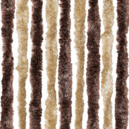 Vidaxl Insect Curtain Beige And Light Brown 56X200 Cm Chenille - thumbnail 6