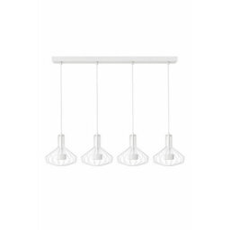 Luminosa Lighting Luminosa Axia Bar Pendant Ceiling Light White 4X Gx53 - thumbnail 1
