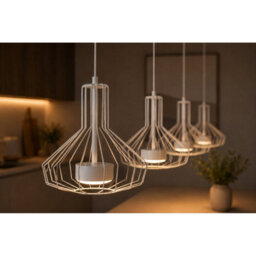 Luminosa Lighting Luminosa Axia Bar Pendant Ceiling Light White 4X Gx53 - thumbnail 3