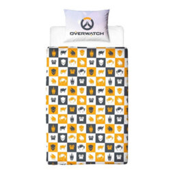 Overwatch Eat Sleep Character Reversible Duvet Set Multicoloured (Double) - thumbnail 2