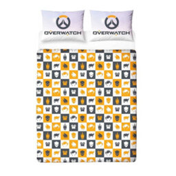 Overwatch Eat Sleep Character Reversible Duvet Set Multicoloured (Double) - thumbnail 4