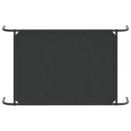 Vidaxl Elevated Dog Bed Black 110X65X20 Cm Oxford Fabric And Steel - thumbnail 6
