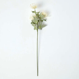 Homescapes Artificial Cream Handcrafted Protea Spray Single Stem Flower, 65 Cm - thumbnail 4