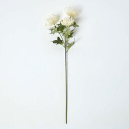 Homescapes Artificial Cream Handcrafted Protea Spray Single Stem Flower, 65 Cm - thumbnail 2