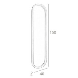 Angel Cerda Elegant Oval Walnut Wall Mirror For Modern Interiors - thumbnail 7