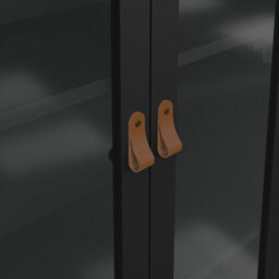 Furniture To Go Barcelona China Cabinet 2 Doors W/glass + 3 Drawers In Matt Black - thumbnail 8