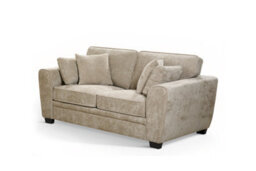 Beige Chenille Fabric 3 + 2 Seater Sofa Set For Living Room Bertie - thumbnail 6