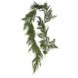 Artificial Asparagus Leaf Garland 180Cm - Green - thumbnail 2
