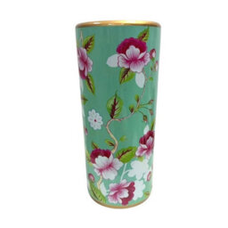 Minster 18 Inch Floral Umbrella Stand - Ceramic - L20 X W20 X H46 Cm - thumbnail 1