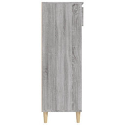 Berkfield Shoe Cabinet Grey Sonoma 40X36X105 Cm Engineered Wood - thumbnail 8