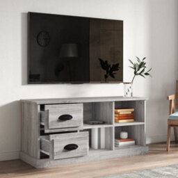 Berkfield Tv Cabinet Grey Sonoma 102X35.5X47.5 Cm Engineered Wood - thumbnail 3
