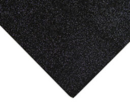 Groves Of Thames Felt: Acrylic: 23 X 30Cm: Glitter: Black: 10 Pieces