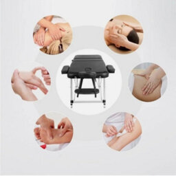 Massage Table 3 Fold Masage Bed Alumium Alloy Massage Couch Portable Salon Bed - thumbnail 7