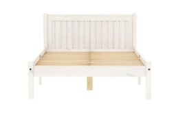 Birlea White Wood Double Bed And Mattress Bundle Rio Air Sleepsoul 135Cm 4Ft 6 - thumbnail 8