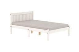 Birlea White Wood Double Bed And Mattress Bundle Rio Air Sleepsoul 135Cm 4Ft 6 - thumbnail 7