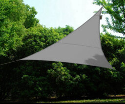 Kookaburra 5M Triangle Waterproof Silver Garden Patio Sun Shade Sail Canopy 98% Uv Block With Free Rope - thumbnail 2