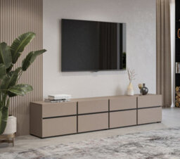 Arte Kross 40 Tv Cabinet In Congo - W2250mm H480mm D400mm Sleek Media Storage - thumbnail 5