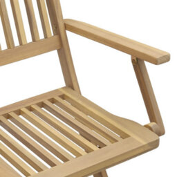 Berkfield Folding Garden Chairs 4 Pcs 57.5X54.5X90 Cm Solid Wood Acacia - thumbnail 9