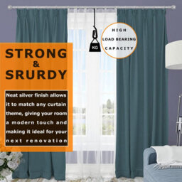 Stadux Metal Curtain Pole Rings 30mm Inner Diameter, Pack Of 20, Rust Resistant, Silver, For Standard Curtain Poles - thumbnail 4