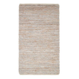 Homescapes Madras Leather Hemp Rug Natural, 90 X 150 Cm - thumbnail 2