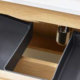 Sobuy Bzr198-N Bathroom Vanity Set With Wall Mirror Narrow Ceramic Washbasin Cabinet Storage Shelf,neutral - thumbnail 9