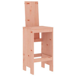 Berkfield 3 Piece Garden Bar Set Solid Wood Douglas - thumbnail 4