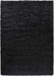 Modern Extra Large Small Soft 5Cm Shaggy Non Slip Bedroom Living Room Carpet Runner Area Rug - Anthracite 120 X 170 Cm - thumbnail 1