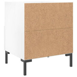 Berkfield Bedside Cabinets 2 Pcs High Gloss White 40X35X47.5 Cm Engineered Wood - thumbnail 9