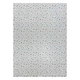 RugsX Bambino 47890 Washing Carpet Dots For Children Anti-Slip - White Brown 200X290 Cm - thumbnail 2