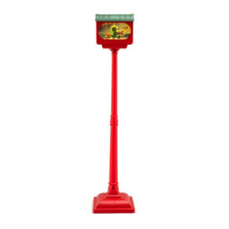 Costway 148 Cm Musical Christmas Street Lamp Sound & Tap Activated Xmas - thumbnail 1