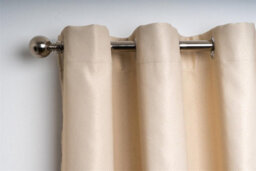 Alan Symonds Blackout Curtains Eyelet Ring Top Diamond, Cream 46 X 55 - thumbnail 4